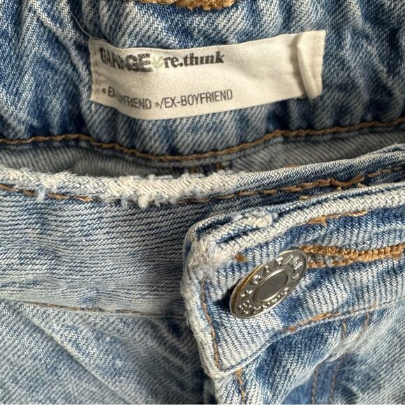Garage Rethink Light Wash Ex Boyfriend Straight Leg Jeans Size 7 - Picture 5 of 6